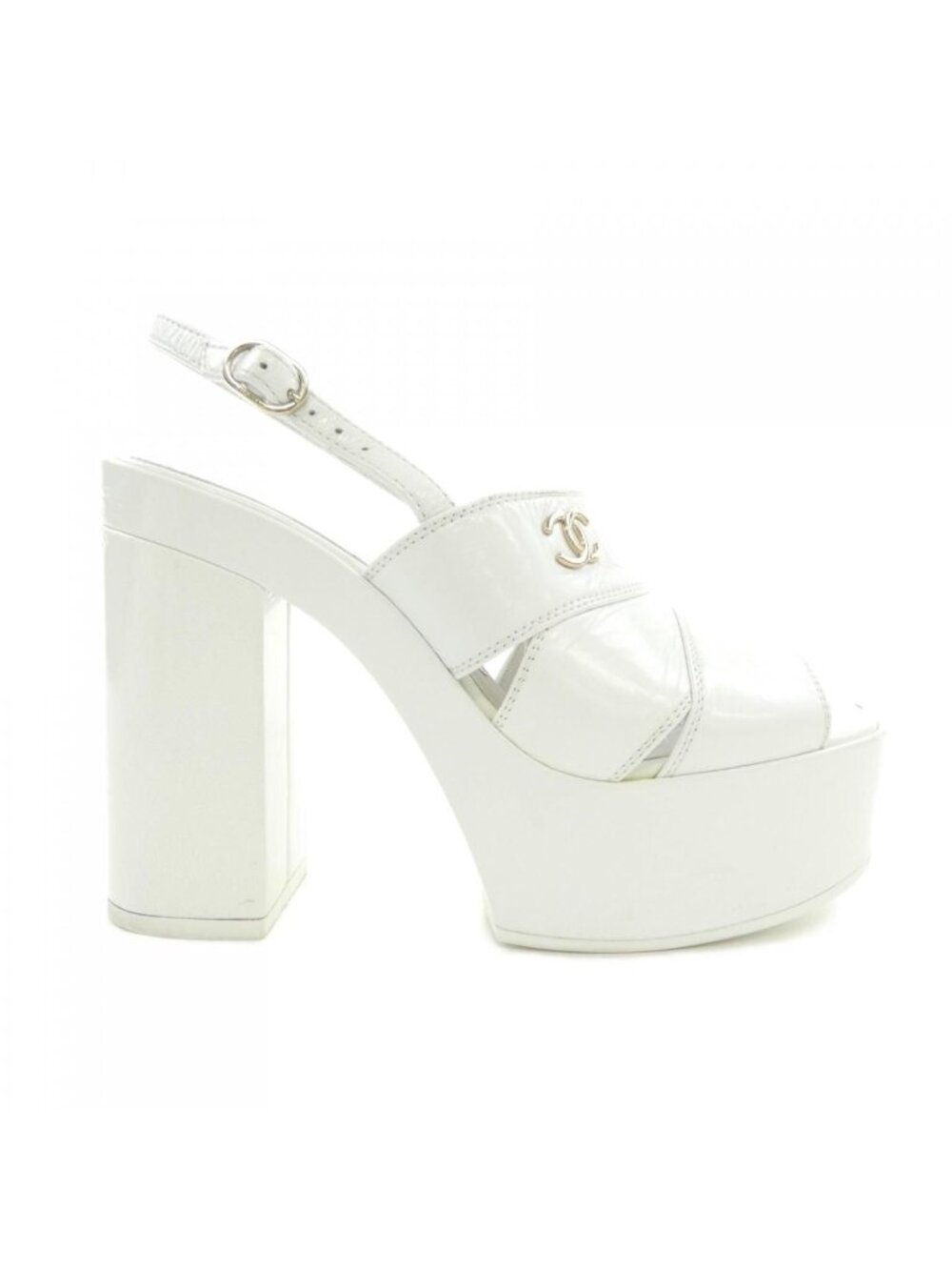 Chanel Sandals White